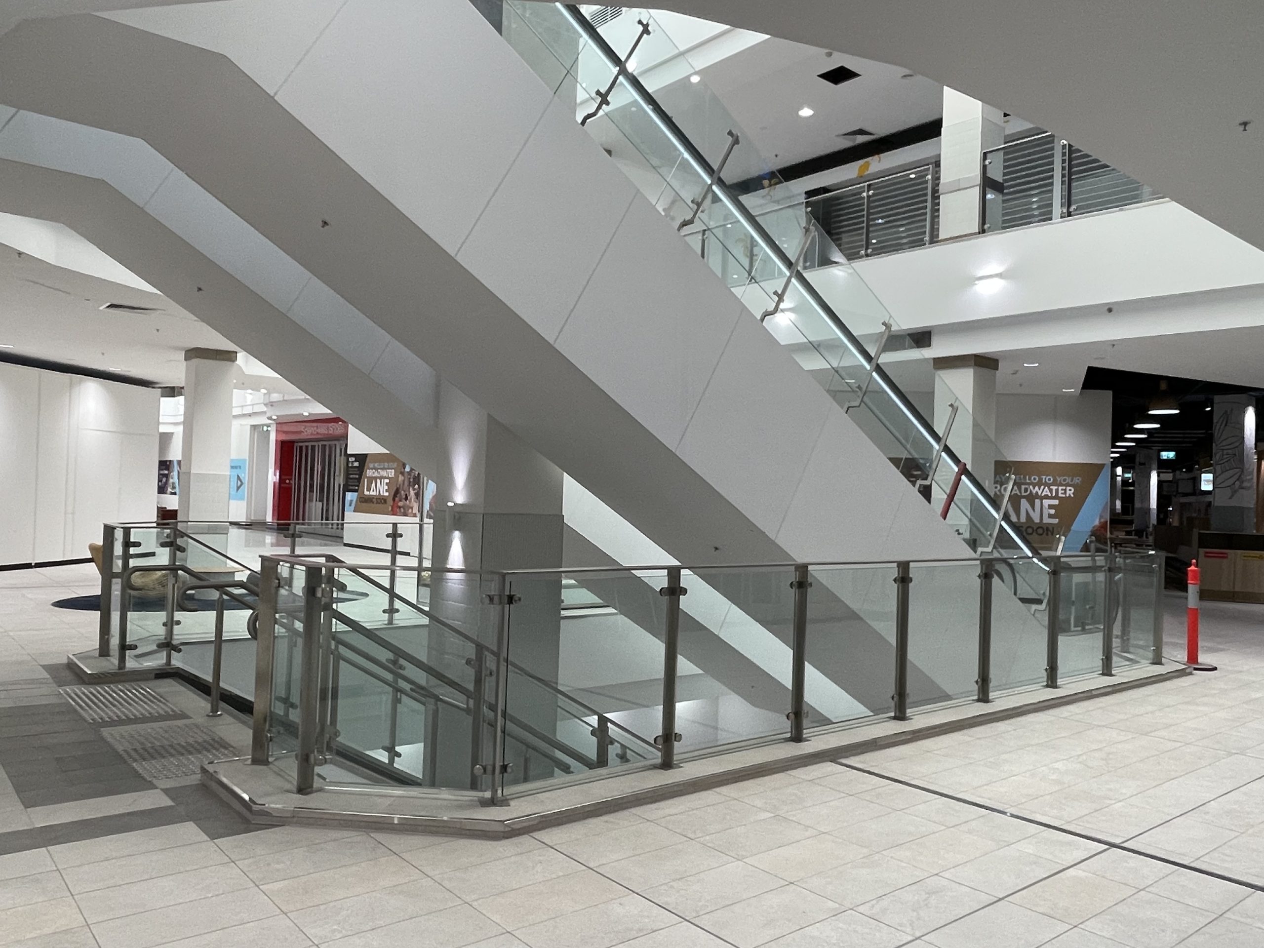 Stainless Steel Balustrades Metalwork for Australia Fair Shopping Centre